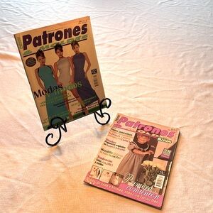PATRONES & MOLDES MAGAZINES SET OF TWO